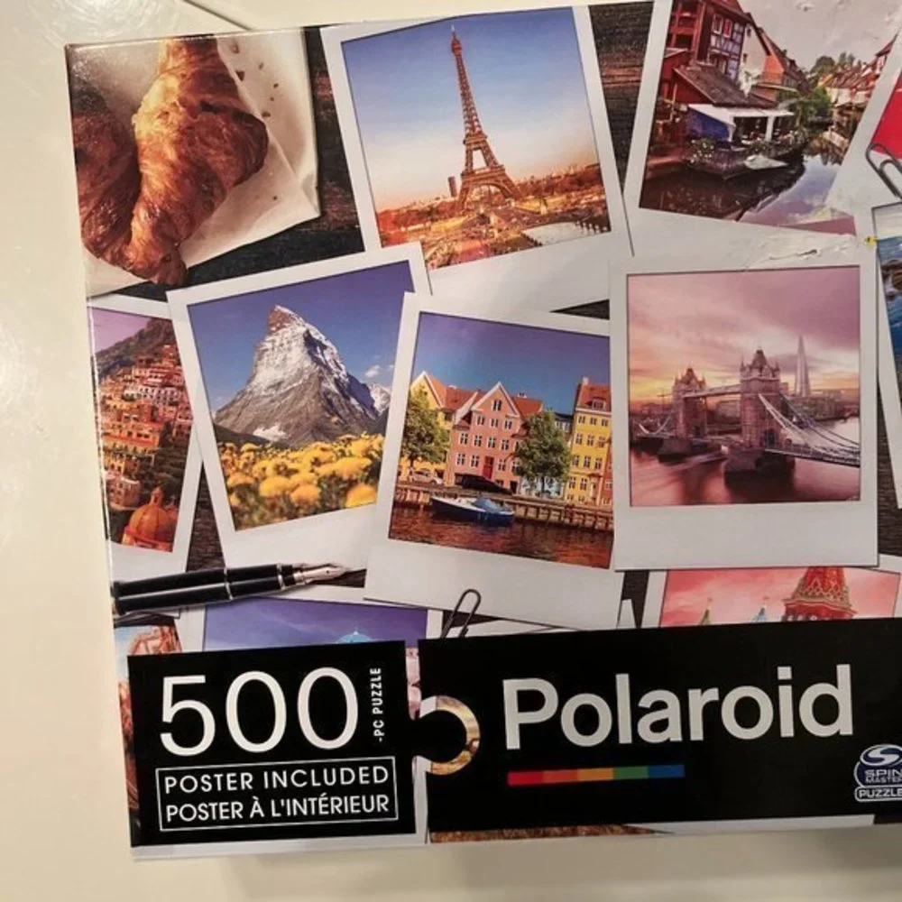 Puzzles Travel by Polaroid Set of‎ TWO) - Europe & Sydney Australia (new) (kids)